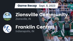 Recap: Zionsville Community  vs. Franklin Central  2023