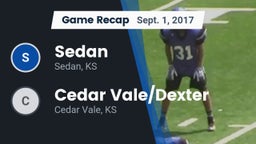 Recap: Sedan  vs. Cedar Vale/Dexter  2017
