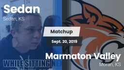 Matchup: Sedan vs. Marmaton Valley  2019