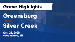 Greensburg  vs Silver Creek Game Highlights - Oct. 24, 2020