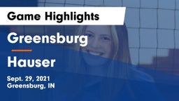 Greensburg  vs Hauser  Game Highlights - Sept. 29, 2021