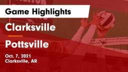 Clarksville  vs Pottsville  Game Highlights - Oct. 7, 2021