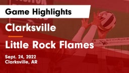 Clarksville  vs Little Rock Flames  Game Highlights - Sept. 24, 2022