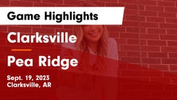Clarksville  vs Pea Ridge Game Highlights - Sept. 19, 2023