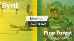 Matchup: Byrd vs. Pine Forest  2017