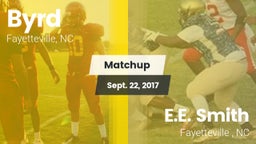 Matchup: Byrd vs. E.E. Smith  2017
