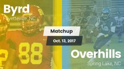 Matchup: Byrd vs. Overhills  2017