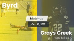 Matchup: Byrd vs. Grays Creek  2017