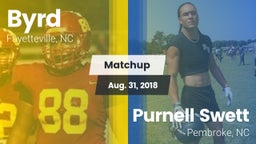 Matchup: Byrd vs. Purnell Swett  2018