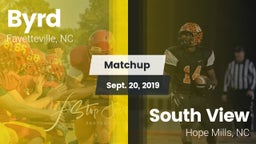 Matchup: Byrd vs. South View  2019