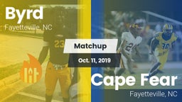 Matchup: Byrd vs. Cape Fear  2019