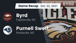 Recap: Byrd  vs. Purnell Swett  2021