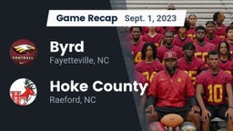 Recap: Byrd  vs. Hoke County  2023