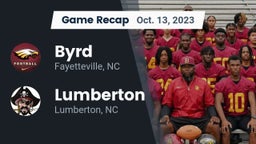 Recap: Byrd  vs. Lumberton  2023