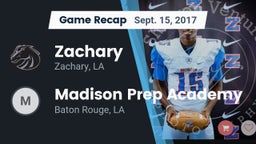 Recap: Zachary  vs. Madison Prep Academy 2017