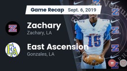 Recap: Zachary  vs. East Ascension  2019