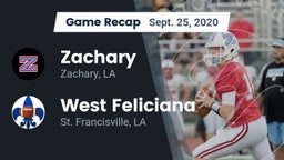 Recap: Zachary  vs. West Feliciana  2020