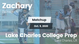 Matchup: Zachary  vs. Lake Charles College Prep 2020