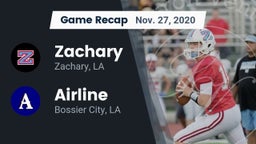 Recap: Zachary  vs. Airline  2020