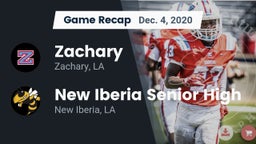 Recap: Zachary  vs. New Iberia Senior High 2020