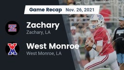 Recap: Zachary  vs. West Monroe  2021