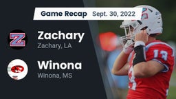 Recap: Zachary  vs. Winona  2022