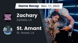 Recap: Zachary  vs. St. Amant  2022