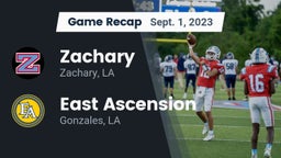 Recap: Zachary  vs. East Ascension  2023