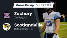 Recap: Zachary  vs. Scotlandville  2023