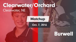 Matchup: Clearwater/Orchard vs. Burwell 2016