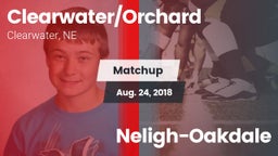 Matchup: Clearwater/Orchard vs. Neligh-Oakdale 2018