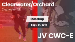 Matchup: Clearwater/Orchard vs. JV CWC-E 2018