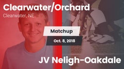 Matchup: Clearwater/Orchard vs. JV Neligh-Oakdale 2018