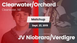 Matchup: Clearwater/Orchard vs. JV Niobrara/Verdigre 2019