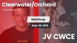 Matchup: Clearwater/Orchard vs. JV CWCE 2019