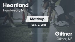 Matchup: Heartland vs. Giltner  2016