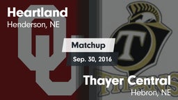 Matchup: Heartland vs. Thayer Central  2016