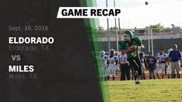 Recap: Eldorado  vs. Miles  2016