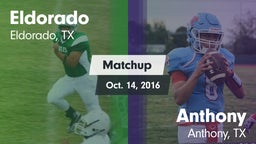 Matchup: Eldorado vs. Anthony  2016