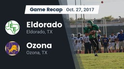 Recap: Eldorado  vs. Ozona  2017
