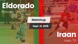 Matchup: Eldorado vs. Iraan  2018