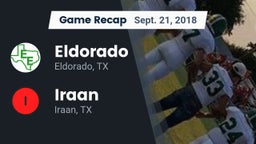 Recap: Eldorado  vs. Iraan  2018