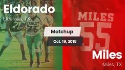 Matchup: Eldorado vs. Miles  2018