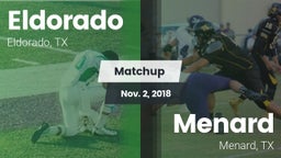 Matchup: Eldorado vs. Menard  2018