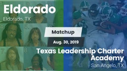 Matchup: Eldorado vs. Texas Leadership Charter Academy  2019