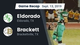 Recap: Eldorado  vs. Brackett  2019