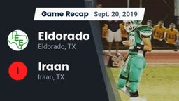 Recap: Eldorado  vs. Iraan  2019