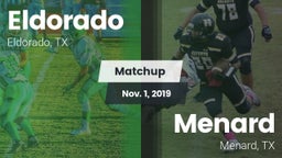 Matchup: Eldorado vs. Menard  2019