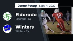Recap: Eldorado  vs. Winters  2020