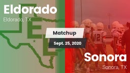Matchup: Eldorado vs. Sonora  2020